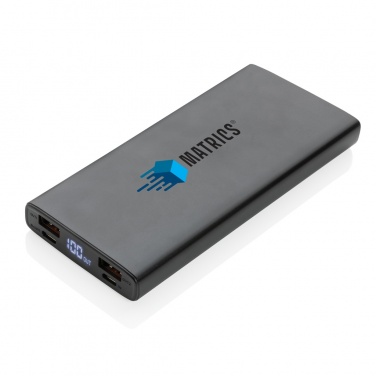 Logotrade promotional product image of: Aluminium 18W 10.000 mAh PD Powerbank